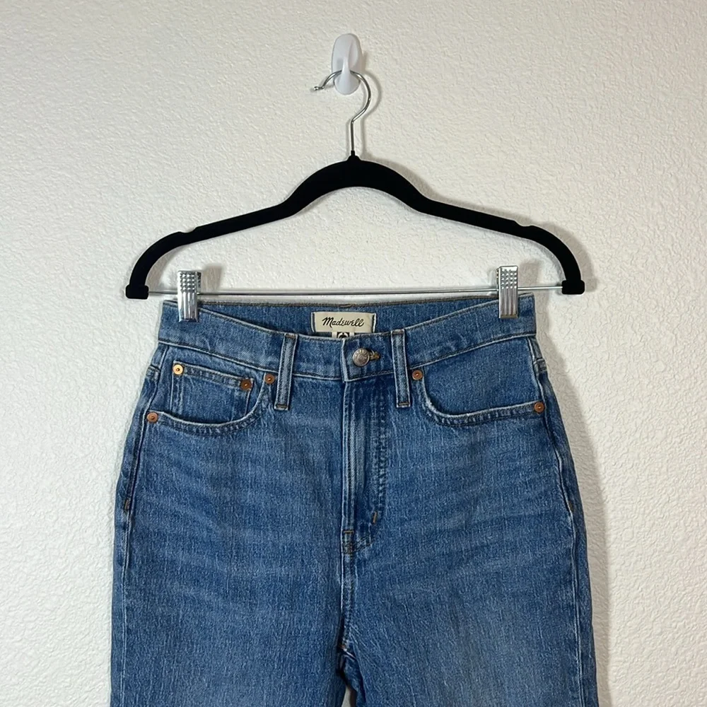NWOT Madewell The Perfect Vintage Jean in Earlside Wash: Raw Hem size 25 - Picture 3 of 11